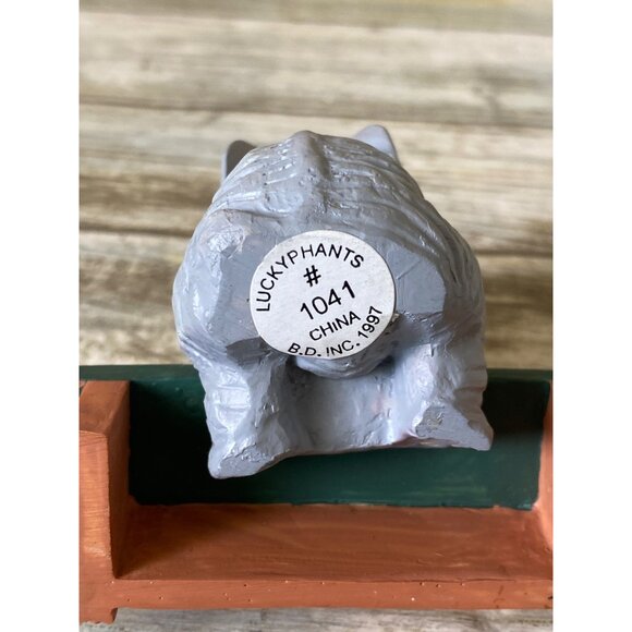 LuckyPhants #1041 Livingston Elephant Playing Cards Figurine Banberry Designs - Picture 13 of 13